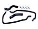 HPS Silicone Heater Coolant Hose Kit; Black (01-04 4.7L Jeep Grand Cherokee WJ)