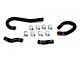 HPS Silicone Heater Coolant Hose Kit; Black (12-15 Jeep Grand Cherokee WK2 SRT, SRT8)