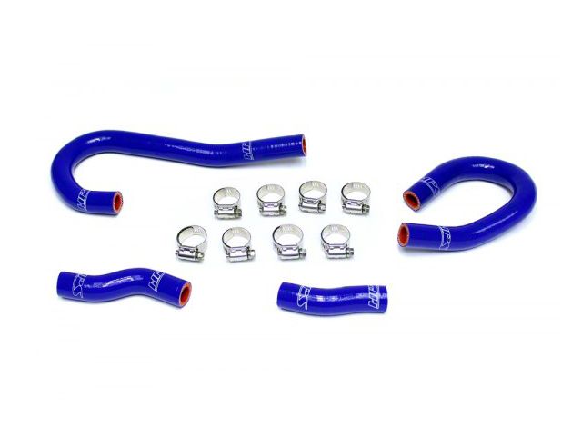 HPS Silicone Heater Coolant Hose Kit; Blue (12-15 Jeep Grand Cherokee WK2 SRT, SRT8)