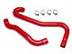 HPS Silicone Radiator Coolant Hose Kit; Red (06-08 Jeep Grand Cherokee WK SRT8)