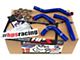 HPS Silicone Heater Coolant Hose Kit; Blue (12-18 3.6L Jeep Wrangler JK)