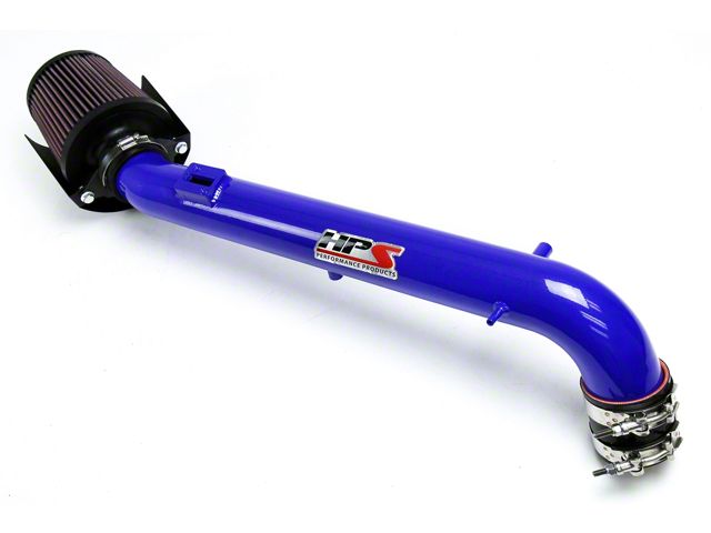 HPS Shortram Cold Air Intake; Blue (05-16 2.7L Tacoma)