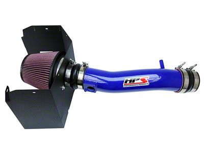 HPS Shortram Cold Air Intake; Blue (16-23 3.5L Tacoma)