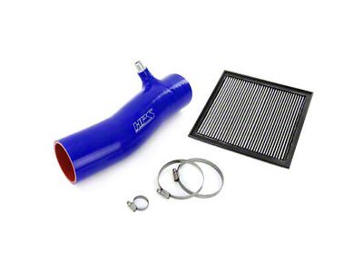 HPS Silicone Air Intake Kit with Drop-In Air Filter; Blue (16-22 3.5L Tacoma w/ Standard Air Intake Box)