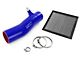 HPS Silicone Air Intake Kit with Drop-In Air Filter; Blue (16-22 3.5L Tacoma w/ Standard Air Intake Box)