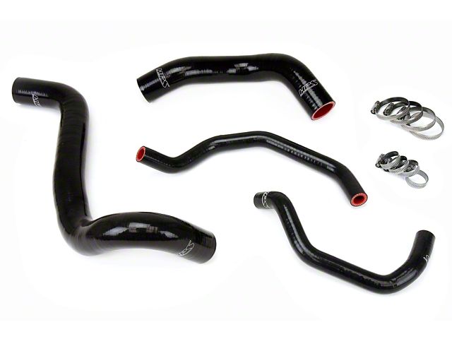 HPS Silicone Radiator and Heater Coolant Hose Kit; Black (12-14 5.7L Tundra)