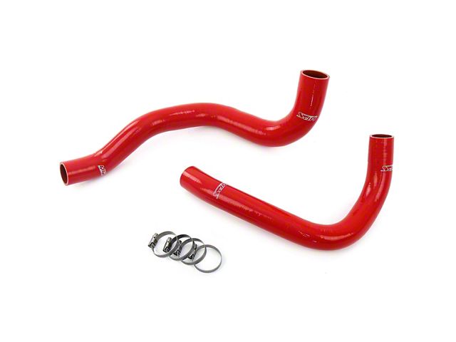 HPS Silicone Radiator Coolant Hose Kit; Red (99-04 4.0L Jeep Grand Cherokee WJ)