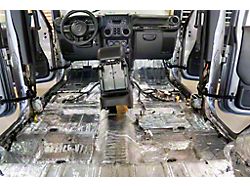 Hushmat Sound Deadening and Insulation Kit; Floor Pan (84-01 Jeep Cherokee XJ 2-Door)