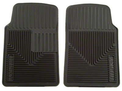 Husky Liners Heavy Duty Front Floor Mats; Black (87-06 Jeep Wrangler YJ & TJ)