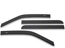 Husky Liners Low Profile Ventvisor Window Deflectors; Front and Rear; Matte Black (05-21 Frontier Crew Cab)