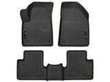 Husky Liners WeatherBeater Front and Second Seat Floor Liners; Black (15-23 Jeep Cherokee KL)