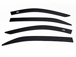 Husky Liners Low Profile Ventvisor Window Deflectors; Front and Rear; Smoke with Chrome Trim (11-21 Jeep Grand Cherokee WK)