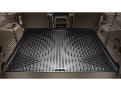 Husky Liners WeatherBeater Cargo Liner; Black (18-25 Jeep Wrangler JL 4-Door w/ Cloth Seats & w/o Subwoofer, Excluding 4xe)