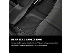 Husky Liners WeatherBeater Front Floor Liners; Black (2024 Tacoma w/ Automatic Transmission)