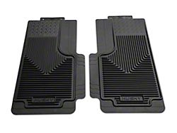 Husky Liners Heavy Duty Second Seat Floor Mats; Black (04-09 Titan King Cab, Crew Cab)