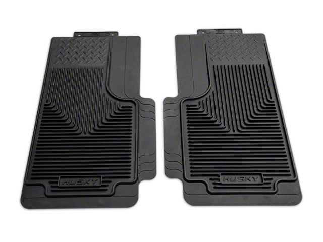 Husky Liners Heavy Duty Second Seat Floor Mats; Black (04-09 Titan King Cab, Crew Cab)