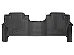 Husky Liners WeatherBeater Second Seat Floor Liner; Black (17-24 Titan Crew Cab)