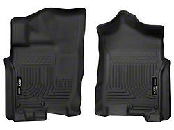 Husky Liners X-Act Contour Front Floor Liners; Black (17-24 Titan King Cab, Crew Cab)