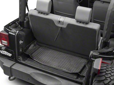 Husky Liners Classic Cargo Liner; Black (07-10 Jeep Wrangler JK 2-Door)