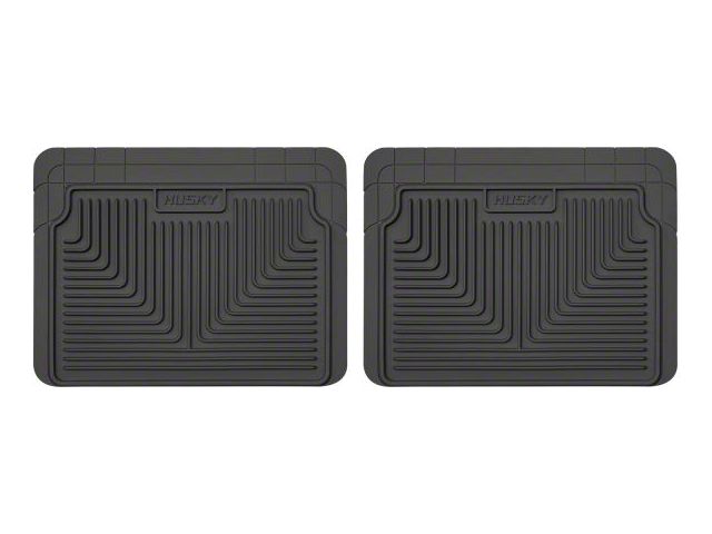 Husky Liners Heavy Duty Second Seat Floor Mats; Black (2010 Tundra Double Cab, CrewMax)