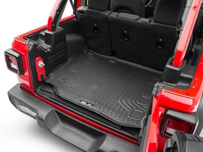 Husky Liners WeatherBeater Cargo Liner; Black (18-23 Jeep Wrangler JL 4-Door, Excluding 4xe)