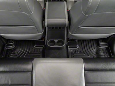 Husky Liners WeatherBeater Second Seat Floor Liners; Black (11-18 Jeep Wrangler JK 2-Door)