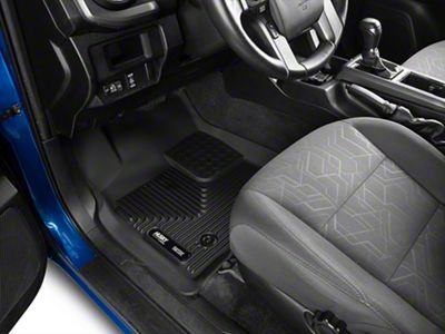 Husky Liners X-Act Contour Front Floor Liners; Black (16-17 Tacoma w/ Automatic Transmission)