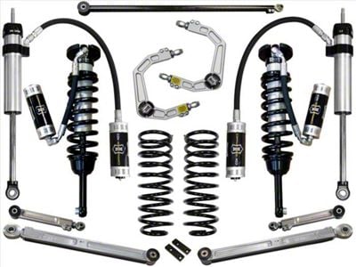 ICON Vehicle Dynamics 0 to 3.50-Inch Suspension Lift System with Billet Upper Control Arms; Stage 6 (03-09 4Runner)