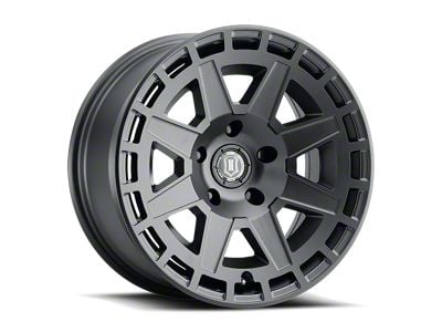 ICON Alloys Compass Satin Black 6-Lug Wheel; 17x8.5; 0mm Offset (03-09 4Runner)