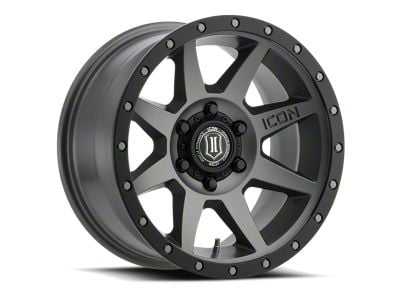 ICON Alloys Rebound Titanium 6-Lug Wheel; 17x8.5; 0mm Offset (03-09 4Runner)