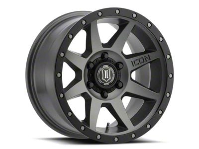 ICON Alloys Rebound Titanium 6-Lug Wheel; 18x9; 25mm Offset (03-09 4Runner)