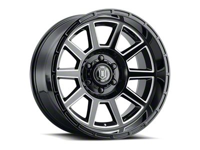 ICON Alloys Recoil Gloss Black Milled 6-Lug Wheel; 20x10; -24mm Offset (03-09 4Runner)