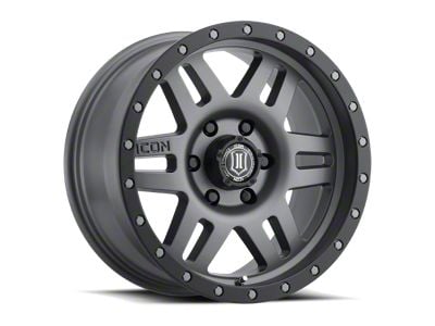 ICON Alloys Six Speed Titanium 6-Lug Wheel; 17x8.5; 0mm Offset (03-09 4Runner)