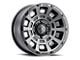 ICON Alloys Thrust Smoked Satin Black 6-Lug Wheel; 17x8.5; 25mm Offset (03-09 4Runner)