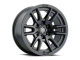 ICON Alloys Vector 6 Satin Black 6-Lug Wheel; 17x8.5; 0mm Offset (03-09 4Runner)