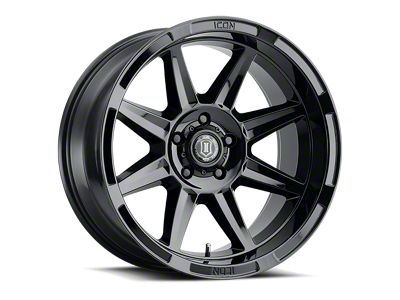 ICON Alloys Bandit Gloss Black 6-Lug Wheel; 20x10; -24mm Offset (04-15 Titan)