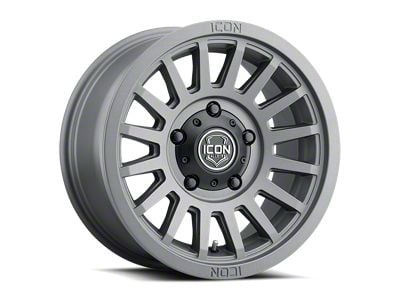 ICON Alloys Recon SLX Charcoal 6-Lug Wheel; 18x9; 25mm Offset (04-15 Titan)