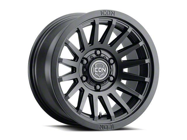 ICON Alloys Recon SLX Satin Black 6-Lug Wheel; 18x9; 25mm Offset (04-15 Titan)