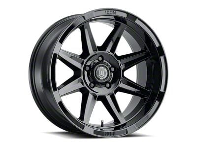 ICON Alloys Bandit Gloss Black 6-Lug Wheel; 20x10; -24mm Offset (05-15 Tacoma)