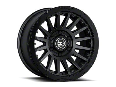 ICON Alloys Recon Pro Satin Black 6-Lug Wheel; 17x8.5; 0mm Offset (05-15 Tacoma)