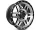 ICON Alloys Six Speed Satin Black Machined 6-Lug Wheel; 17x8.5; 0mm Offset (05-15 Tacoma)