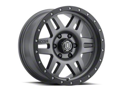 ICON Alloys Six Speed Titanium 6-Lug Wheel; 17x8.5; 0mm Offset (05-15 Tacoma)