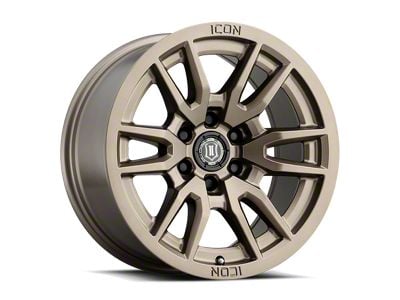 ICON Alloys Vector 6 Bronze 6-Lug Wheel; 17x8.5; 0mm Offset (05-15 Tacoma)