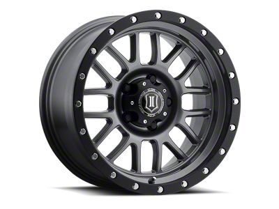 ICON Alloys Alpha Gunmetal 5-Lug Wheel; 20x9; 16mm Offset (07-13 Tundra)