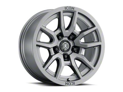 ICON Alloys Vector 5 Titanium 5-Lug Wheel; 17x8.5; 25mm Offset (07-13 Tundra)