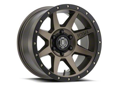 ICON Alloys Rebound Bronze 6-Lug Wheel; 18x9; 25mm Offset (2024 Tacoma)