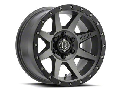 ICON Alloys Rebound Titanium 6-Lug Wheel; 18x9; 25mm Offset (10-24 4Runner)