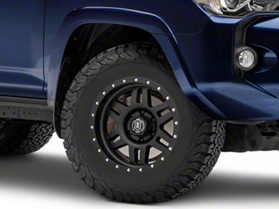 ICON Alloys Six Speed Satin Black 6-Lug Wheel; 17x8.5; 25mm Offset (10-24 4Runner)