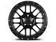 ICON Alloys Alpha Satin Black Milled 6-Lug Wheel; 20x9; 16mm Offset (22-24 Bronco Raptor)