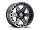 ICON Alloys Raider Satin Black 6-Lug Wheel; 17x8.5; 6mm Offset (22-24 Bronco Raptor)